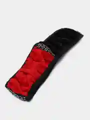 Белый меховая оплетка руля