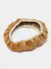 Бежевый оплетка руля меховая