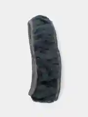 Серый оплетка руля меховая