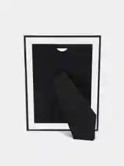 Белый фоторамка стеклянная, 10 х 15