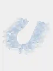 Небесно-голубой трессы (искуственые волосы) спираль 15 см