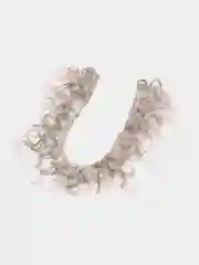 Серый трессы (искуственые волосы) спираль 15 см