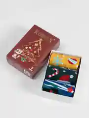Красный носки женские на новый год в подарочной коробке