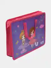 Фиолетовый папка канцелярская с ручками
