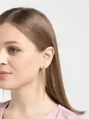 Золотой серьги на Новый год