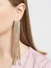 Серьги со стразами