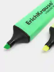 Текстмаркер ErichKrause "Visioline V-12", желтый, зеленый, 2 штуки