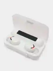 Белый беспроводные наушники TWS F9-5 2200 мА/ч, c функцией powerbank