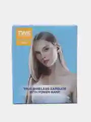 Белый беспроводные наушники TWS F9-5 2200 мА/ч, c функцией powerbank