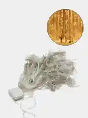 Желтый электрогирлянда-занавес, светодиодная, 320 LED-лампочек, 3х2 м