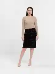 Черный юбка женская Blossom, модель Б2дк