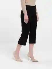 Черный капри женские, классические, размеры с 40 по 60