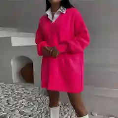 Фуксия свитер женский