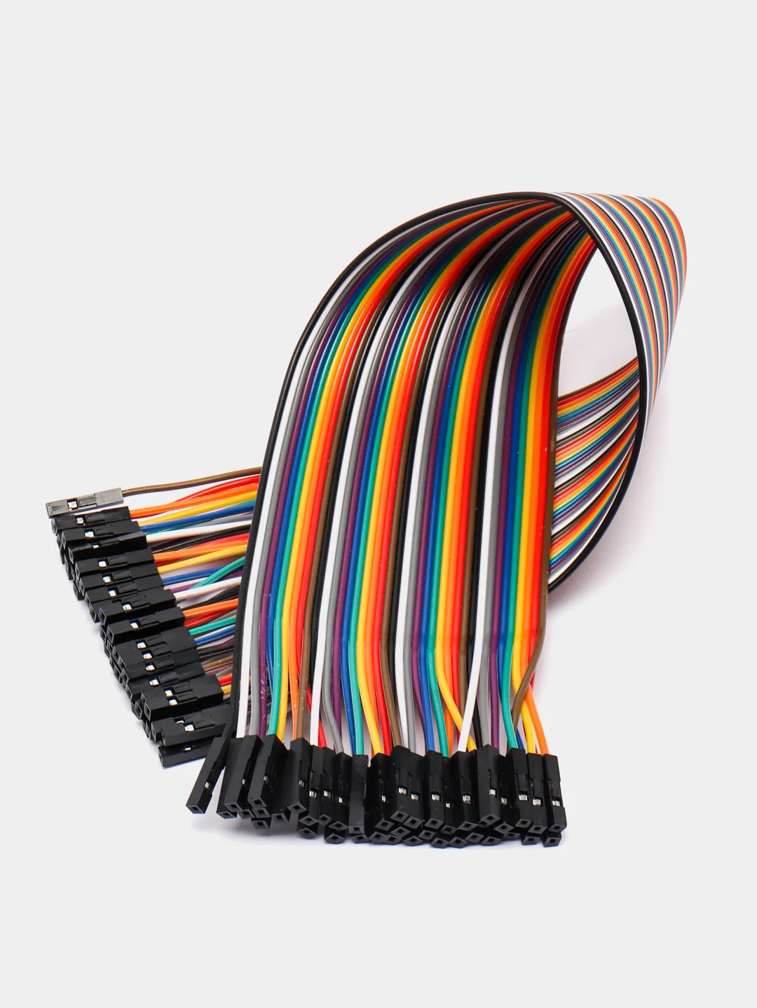 Провода / перемычки Dupont для макетных плат Arduino / Ардуино 40 штук по 10/20/30 см