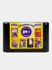 Картридж для игровой видеоприставки 16 bit, 16B24 Horror сборник 89 игр с ужасами