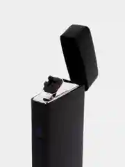 Черный зажигалка электрическая импульсная двойная дуга с зарядкой USB