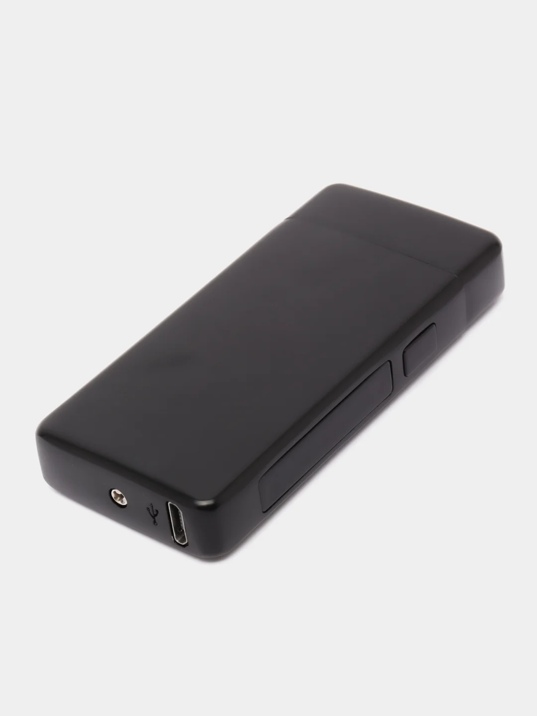 Черный зажигалка электрическая импульсная двойная дуга с зарядкой USB