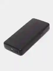 Черный зажигалка электрическая импульсная двойная дуга с зарядкой USB