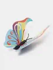 Коралловый меланж бабочки декоративные на магнитах 12 шт