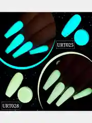 Термо, люминесцентный 2в1 неон светится в темноте гель-лак UR SUGAR меняет цвет 7,5 мл