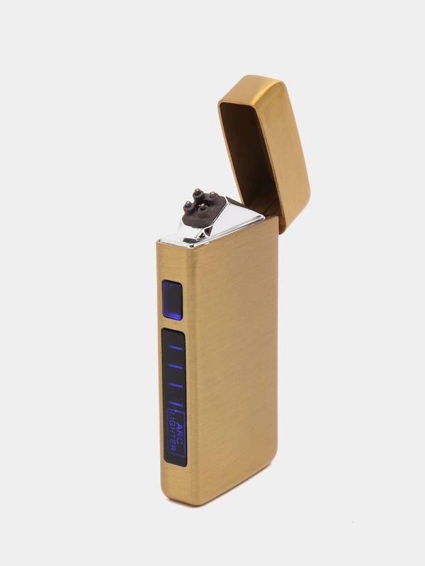 Зажигалка электрическая импульсная двойная дуга с зарядкой USB