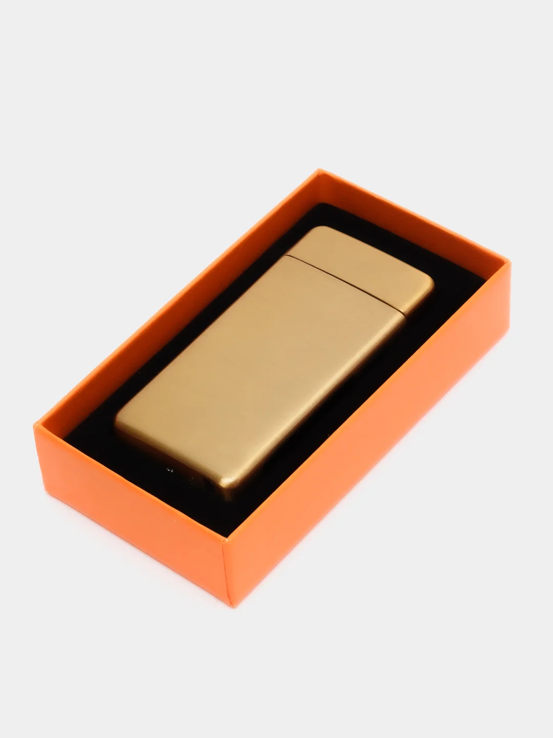 Золотой зажигалка электрическая импульсная двойная дуга с зарядкой USB