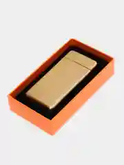 Золотой зажигалка электрическая импульсная двойная дуга с зарядкой USB