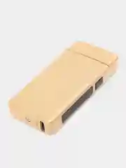 Золотой зажигалка электрическая импульсная двойная дуга с зарядкой USB