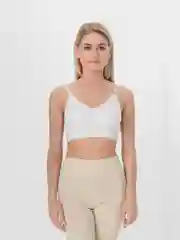 Белый топ базовый, короткий