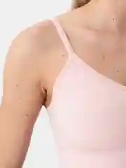 Розовый топ базовый