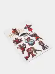 Бронзовый татуировка детская, временная (переводная) герои Марвел Marvel