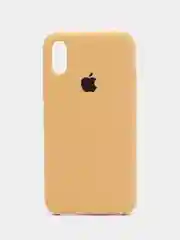 Горчичный чехол Silicone Case для iPhone (айфон) 7, 8, XS, XR, 11, 12, 13, XS Max, Pro, Max, Plus, силиконовый