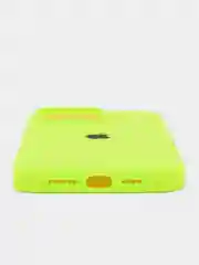 Салатовый чехол Silicone Case для iPhone (айфон) 7, 8, XS, XR, 11, 12, 13, XS Max, Pro, Max, Plus, силиконовый