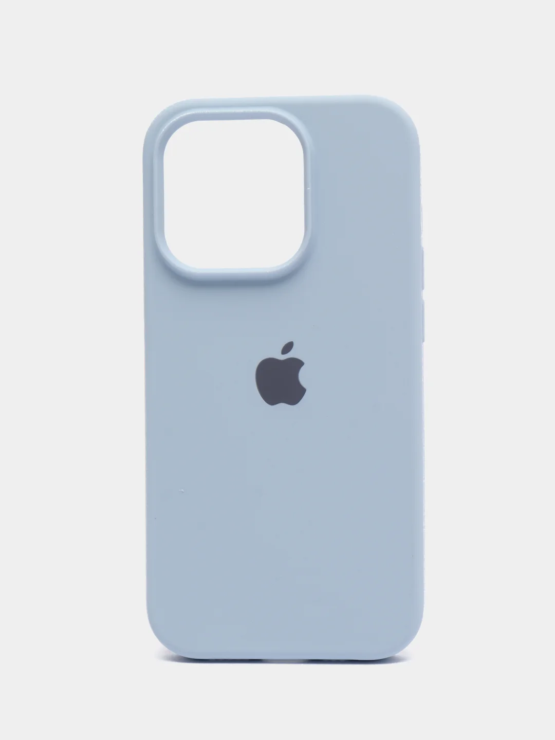 Голубой чехол Silicone Case для iPhone (айфон) 7, 8, XS, XR, 11, 12, 13, XS Max, Pro, Max, Plus, силиконовый