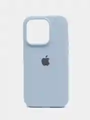 Голубой чехол Silicone Case для iPhone (айфон) 7, 8, XS, XR, 11, 12, 13, XS Max, Pro, Max, Plus, силиконовый