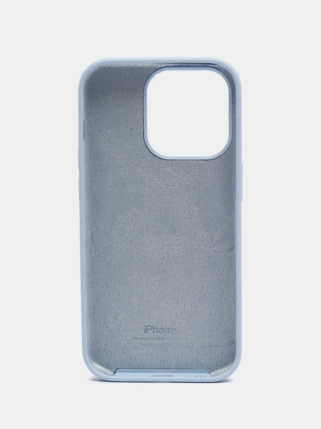 Голубой чехол Silicone Case для iPhone (айфон) 7, 8, XS, XR, 11, 12, 13, XS Max, Pro, Max, Plus, силиконовый