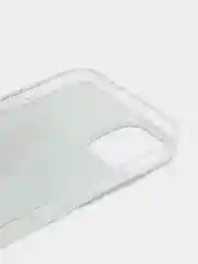 Тёмно-серый силиконовый чехол на Apple iPhone 14 Plus / Айфон 14 Плюс прозрачный, с рисунком