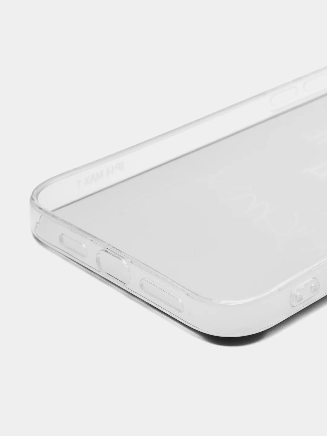 Тёмно-коричневый силиконовый чехол на Apple iPhone 14 Plus / Айфон 14 Плюс прозрачный, с рисунком