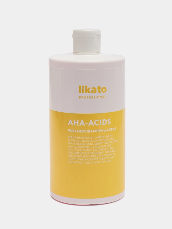 Шампунь-скраб WELLNESS. Для очищения жирной кожи головы,Likato Professional,750 мл
