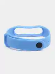 Синий силиконовый ремешок для фитнес-браслетов Xiaomi Mi Band 5 и Mi Band 6