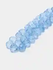 Голубой бусины с гранями 10 мм