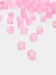 Розовый бусины с гранями 10 мм