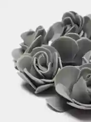 Серый цветы из фоамирана. Роза из фоамирана. Для декора и творчества