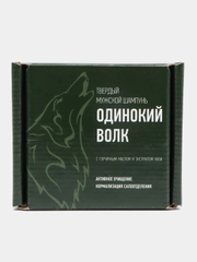 Твердый мужской шампунь Meela Meelo "Одинокий волк"