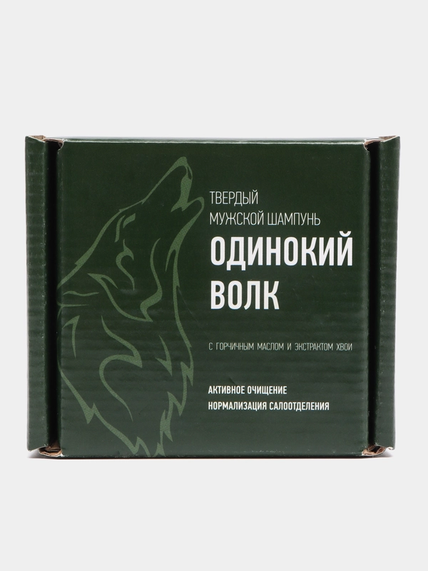 Твердый мужской шампунь Meela Meelo "Одинокий волк"
