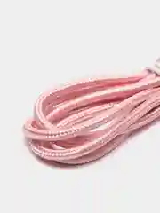 Розовый usb кабель LIGHTNING, 100 см для зарядки и передачи данных