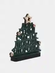 Зеленый елка из слов