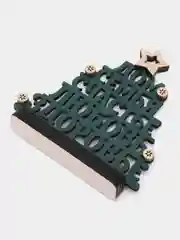 Зеленый елка из слов