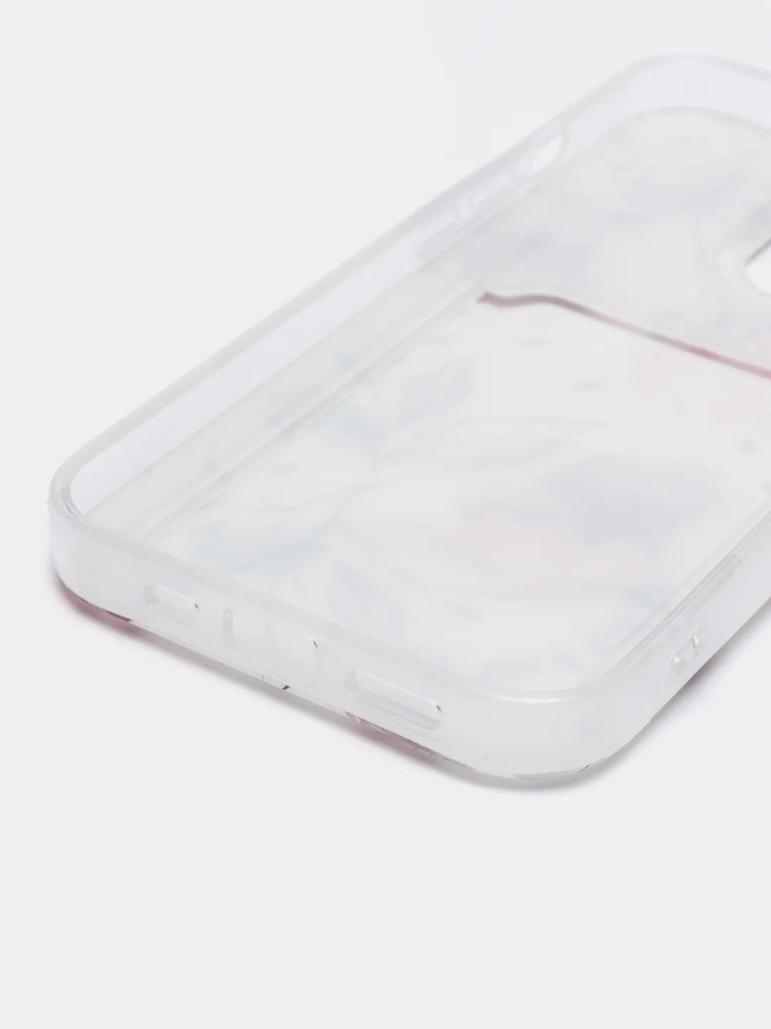 Белый чехол на айфон (iPhone) 11 12 13 Pro max Mini 7 8 Plus XR XS Max силиконовый караман карт