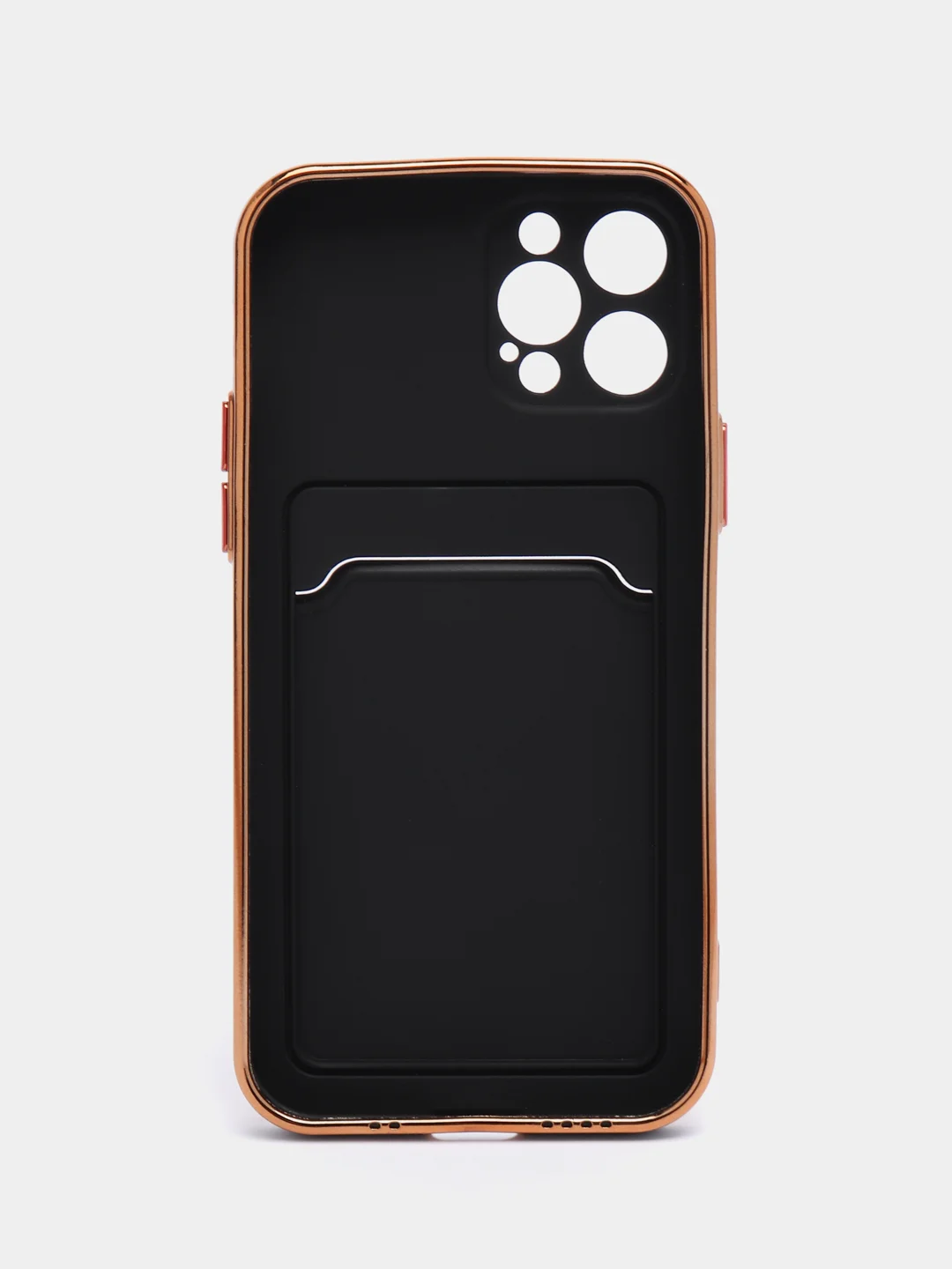 Черный чехол на айфон 11, для iPhone 13, 12 Mini 7/8 Plus/XR/XS/15 Pro Max, с карманом для карт